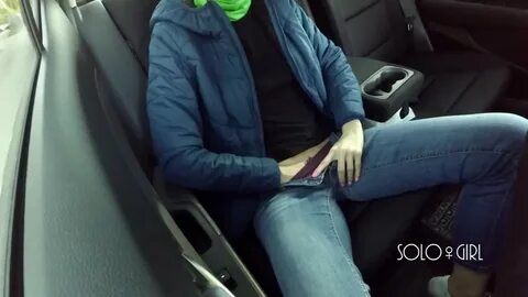 Watch video Masturbation innocent girl got on a in Uber, public play with p...