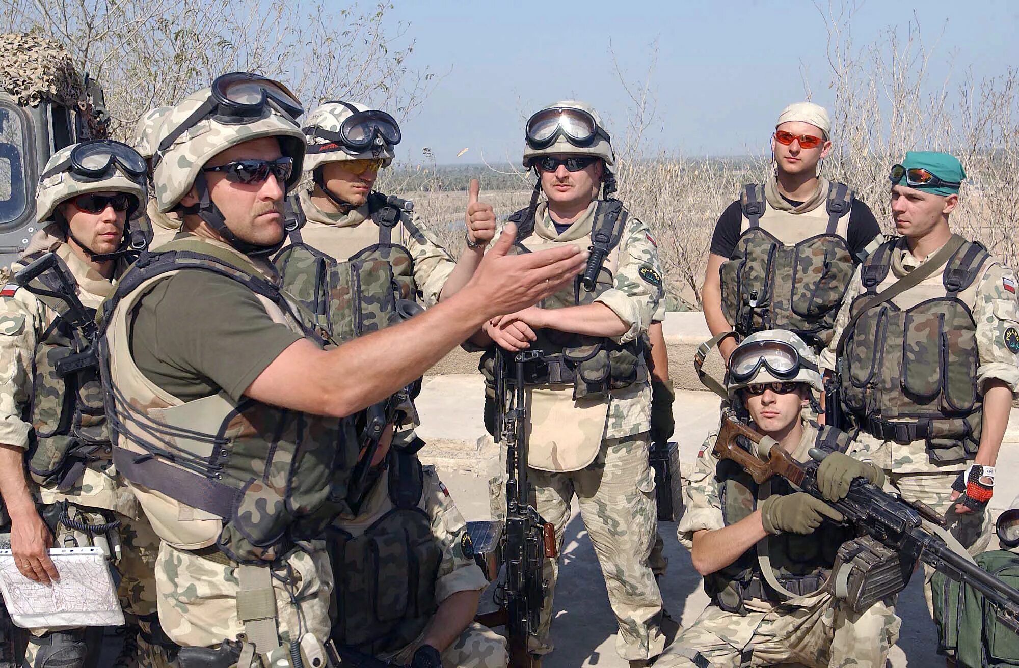 Солдат армии США В Ираке 2003.
