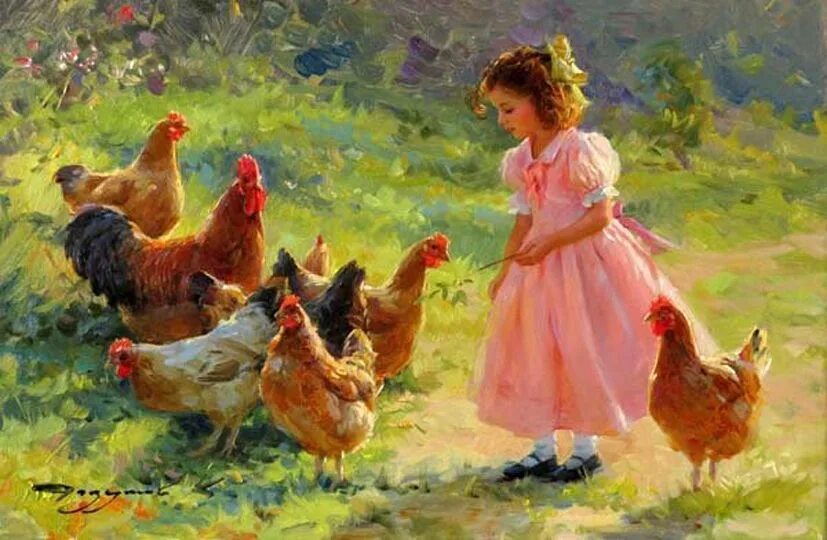 Художник константин разумов (konstantin razumov). Художник константин разумов дети. Детство. Художник константин разумов (konstantin razumov). Сочинение по картине разумова девочка кормящая кур.
