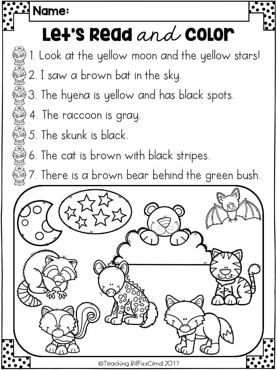 Worksheets чтение. Read and Color. Color and read задание. Задания на чтение и цвета английский. Lets read 2 3