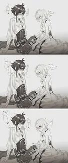 blush, female, femboy, femboy on female, genshin impact, lumine (genshin im...