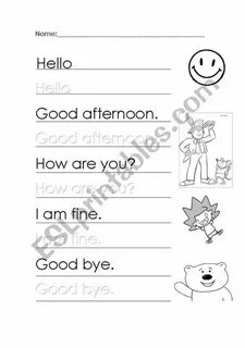 Hello for beginning