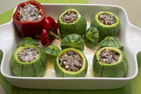 Рецепт фаршированного круглого кабачка