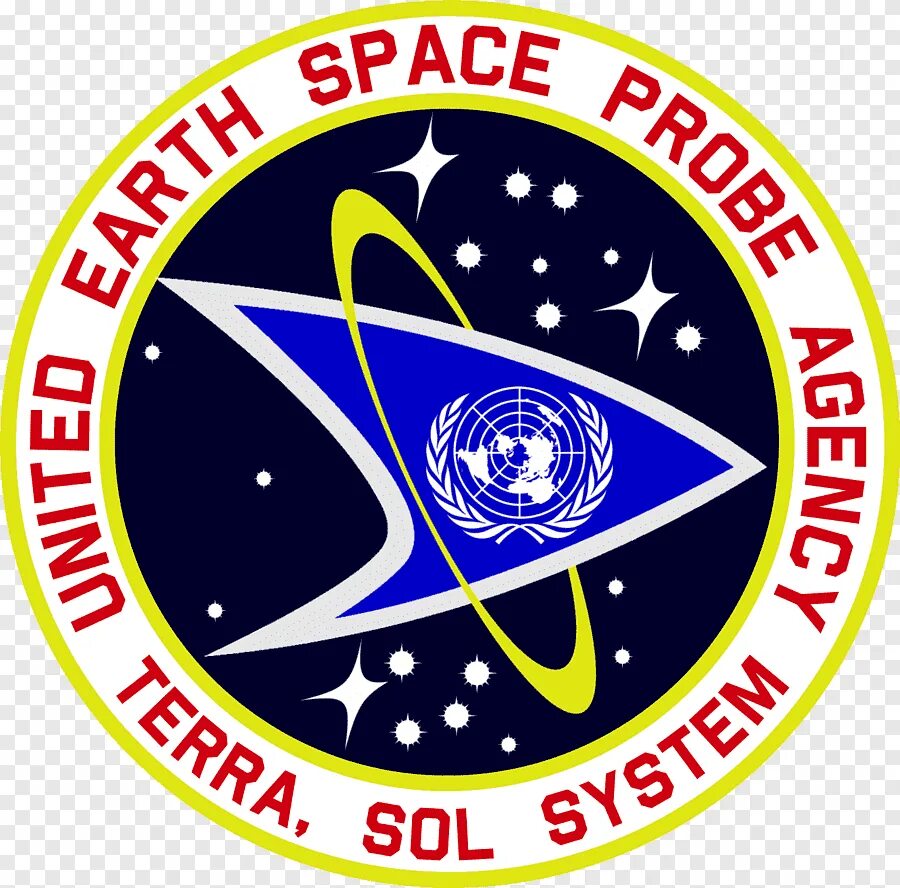 Sol space. Флаг звездного флота. Флаг компании с логотипом.