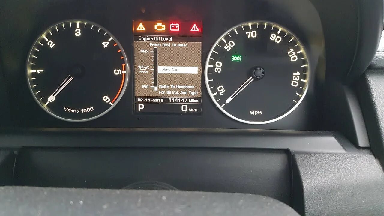 Check engine level