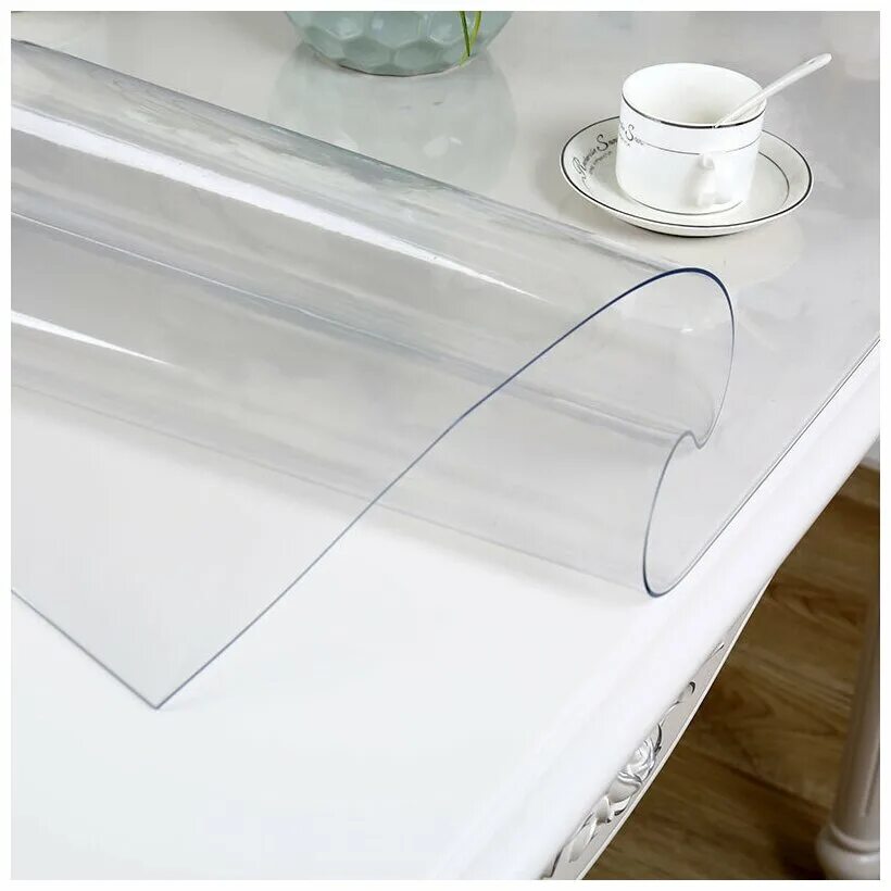 113325. 113325. ) 10диз. ) 10диз. Прозрачная скатерть "мягкое стекло 3в1".