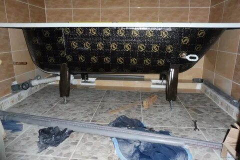 Труба под ванну