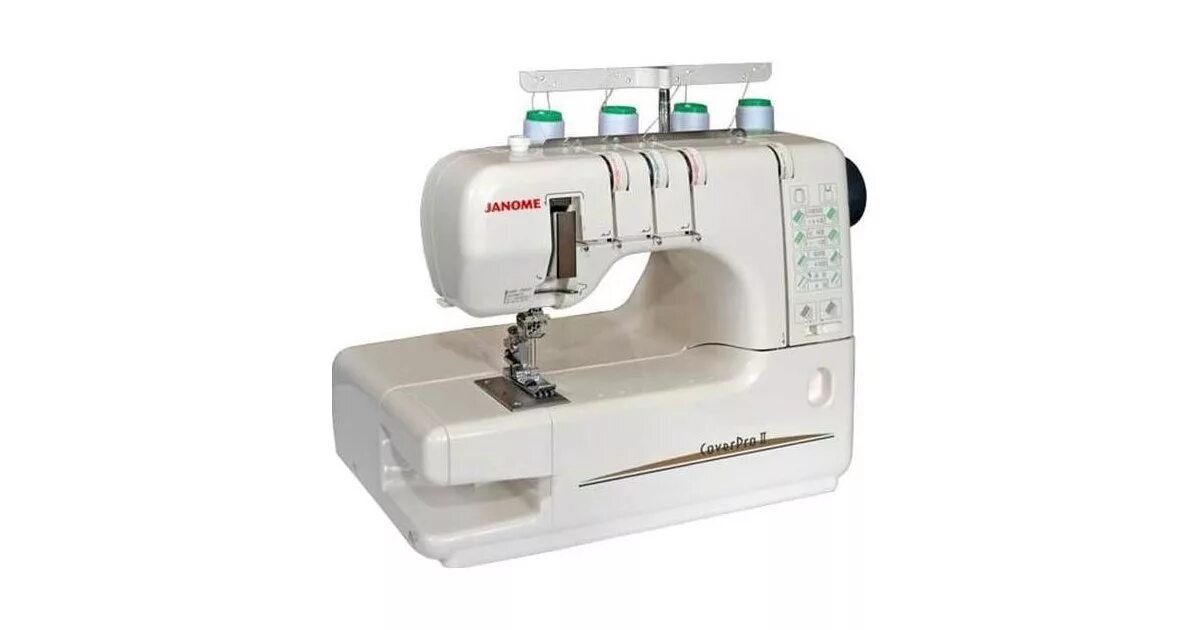 Плоскошовная машина Janome. Janome COVERPRO II. Распошивальная машина Janome Cover Pro 2. Оверлок Janome Cover Pro II. 1000 стежков