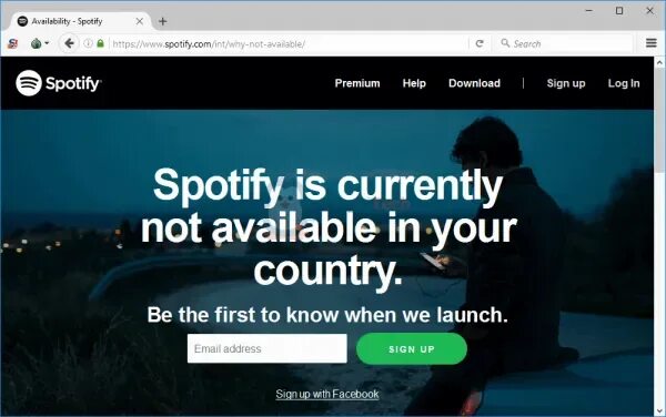 Spotify not available in your country. Spotify is currently not available in your country.. спотифай заблокирован. как зарегистрироваться в spotify.
