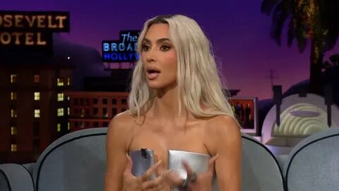 Kim Kardashian visited &039;The Late Late Show with James Corden&...