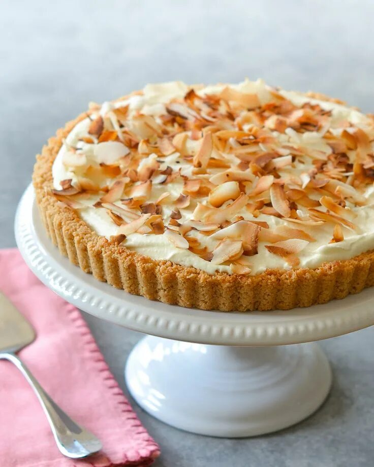 Кремовый пирог. Coconut cream pie. кокосовый кремовый пирог. кремовые пироги. кремовый пирожок.