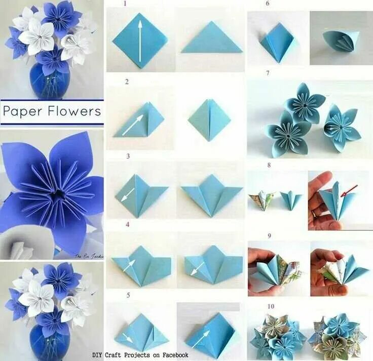 Cveti Arigami. Цветочки из бумаги. Оригами цветок. Красивые цветочки из бумаги. Как сделать букет из бумаги легко