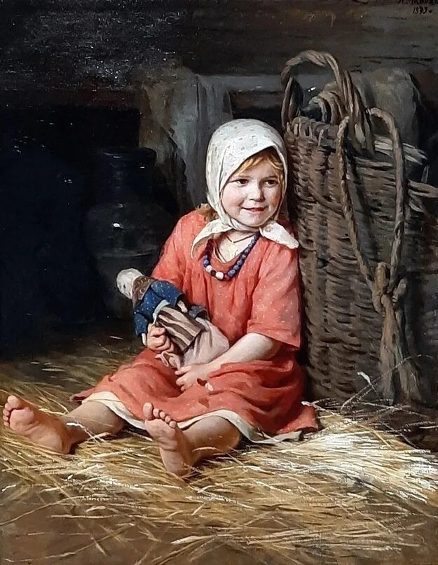 Крестьянская девочка. Крестьянская девочка