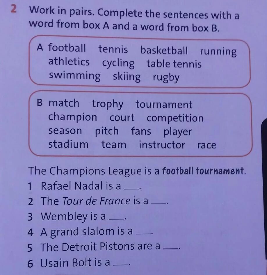 Complete the sentences choose from. Complete the sentences with the Words from the Box перевод. Complete the pairs. Complete the sentences with Words from the Box? As a...... for ответ. Complete sentences 1-12 with a Word from the Box.
