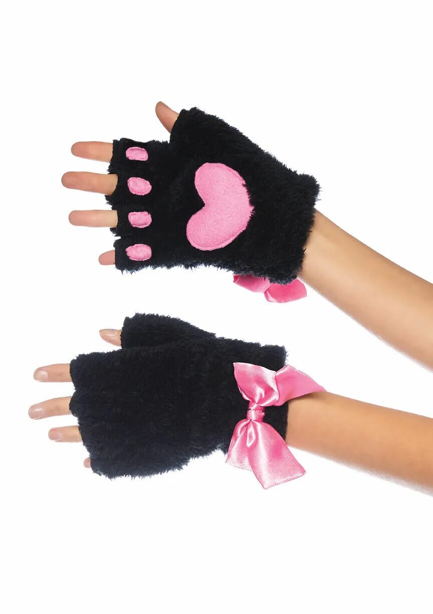 Перчатки кошки купить. Перчатки лапки. Перчатки для костюма кошки. Лапки котика перчатки. Кошачьи перчатки без пальцев.