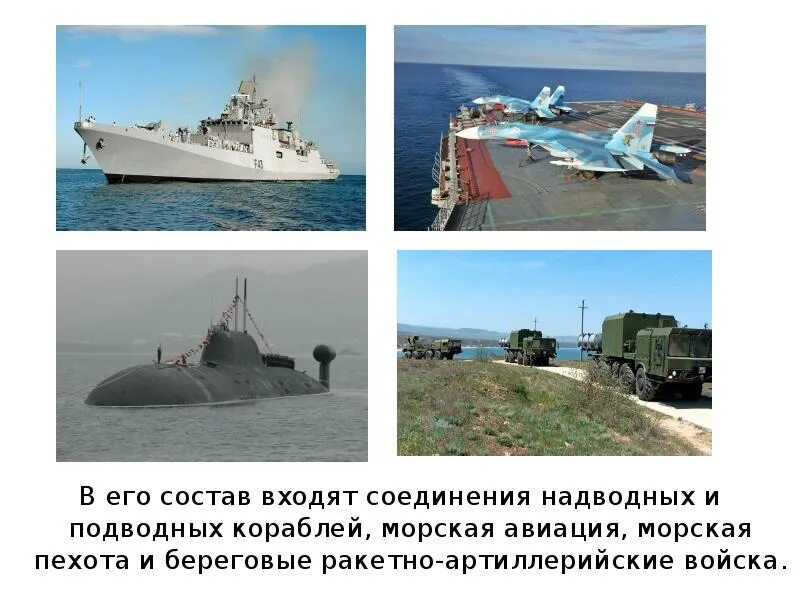 Военно морской флот РФ береговые войска. Подводные надводные силы морская Авиация береговые войска. Береговые войска ВМФ России состав. Военно-морской флот презентация.