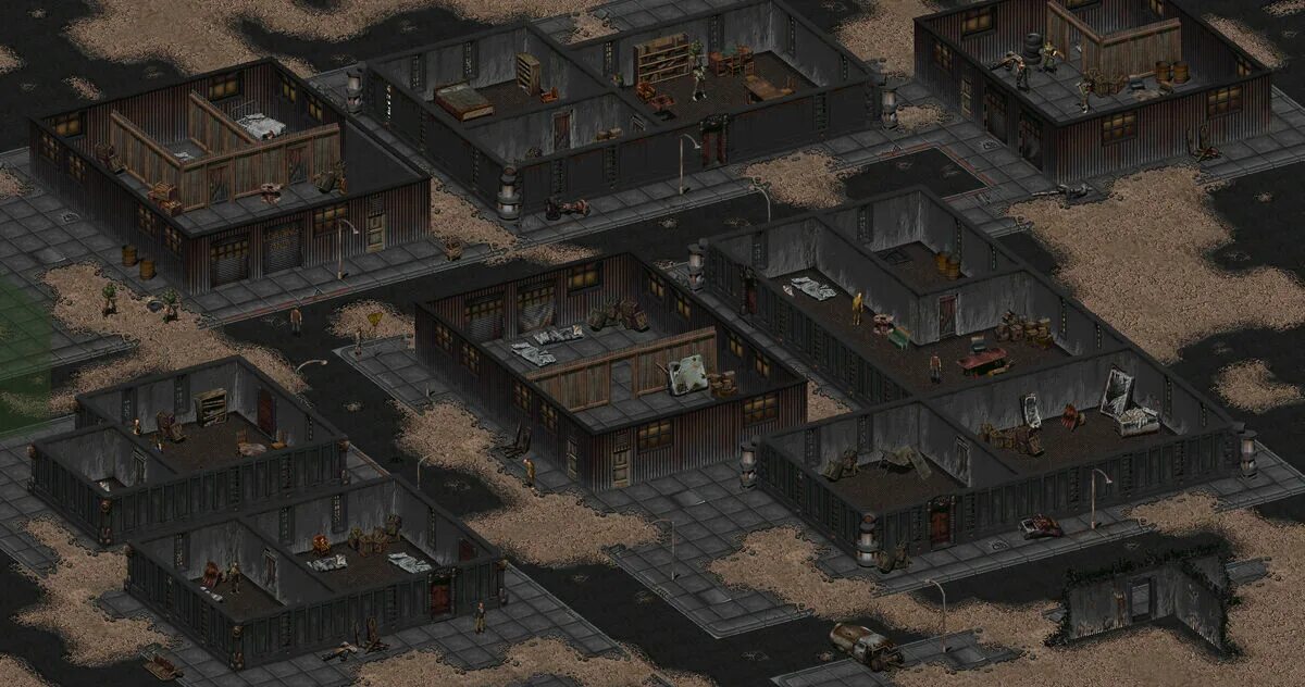 Локация фоллаут 2. Хаб фоллаут 1. фоллаут 1 локации. фоллаут 1 города. fallout 1 boneyard.