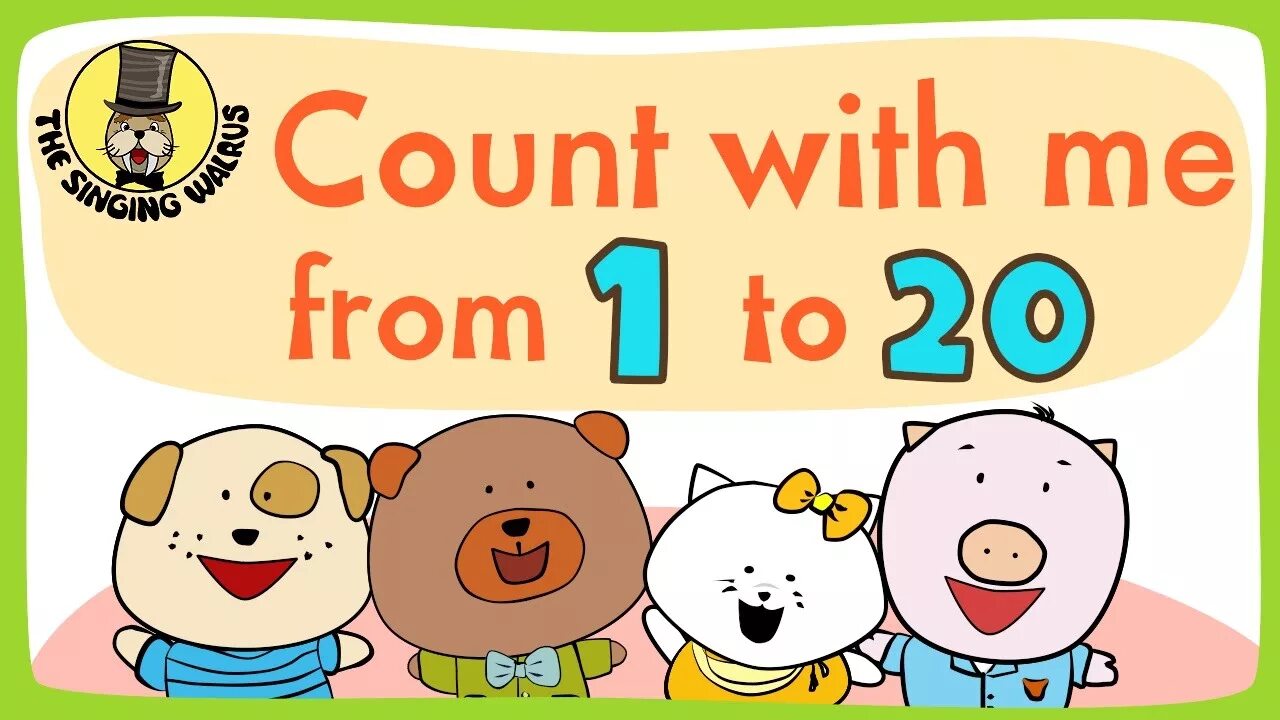 Английская песня kids. Numbers 1-20 Song for Kids. Counting 1-20. Number Song 1-20 for children. Count with me from 1 to 20.