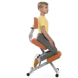 Стальной стул с упором в колени Smartstool KM01BM (Черный) купить за 9390 руб. О