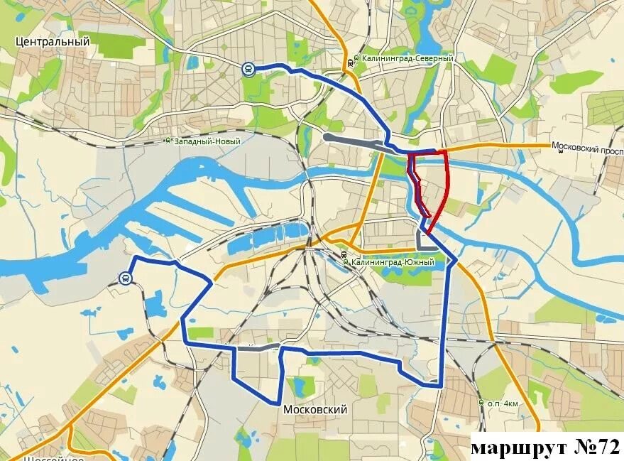 Как доехать до центра калининграда