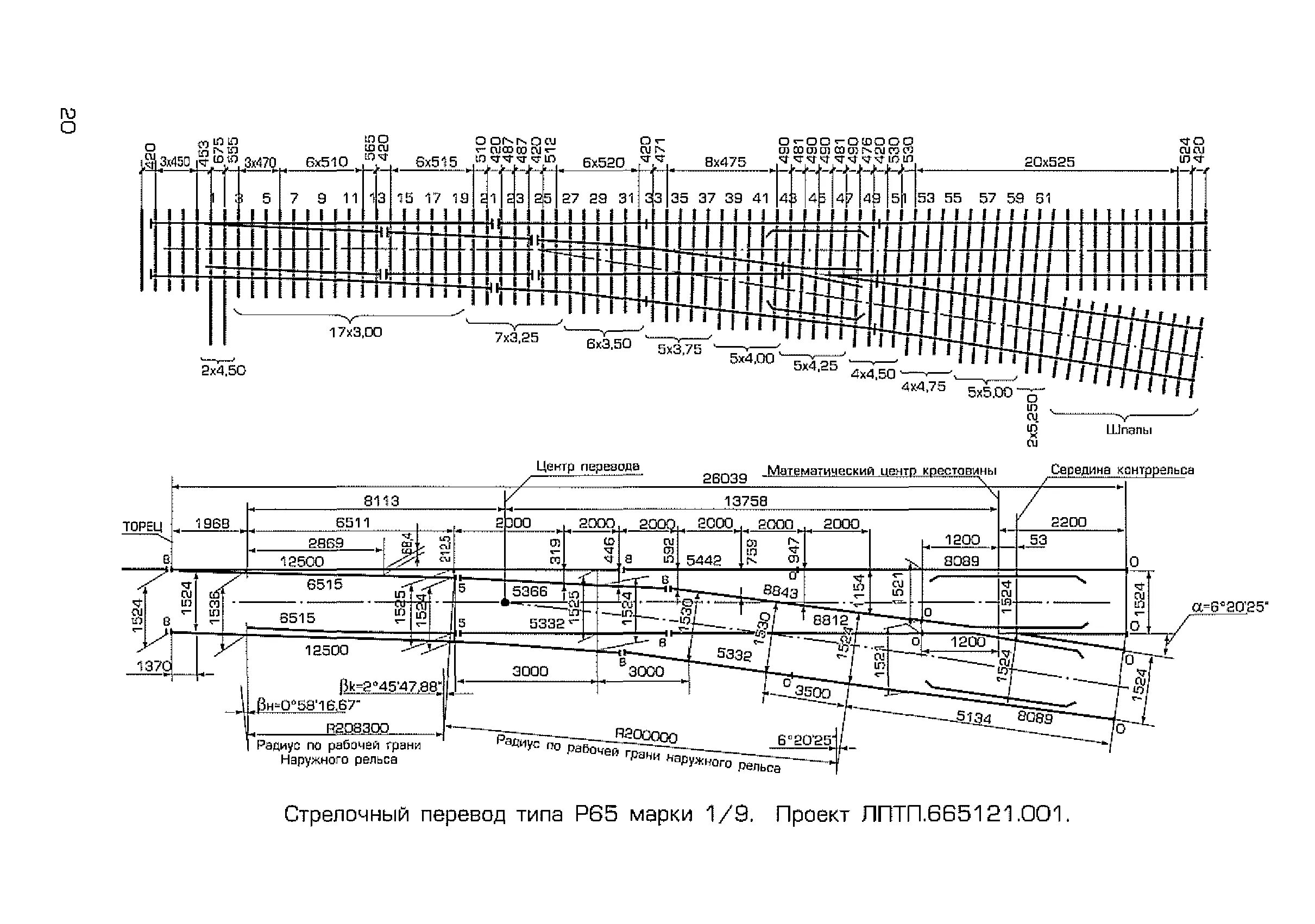 Стрелочные переводы тип Р-24 марка 1/4 проект 9244.000.00 новые, б/у, госрезерв 
