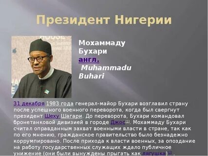 Описание нигерии