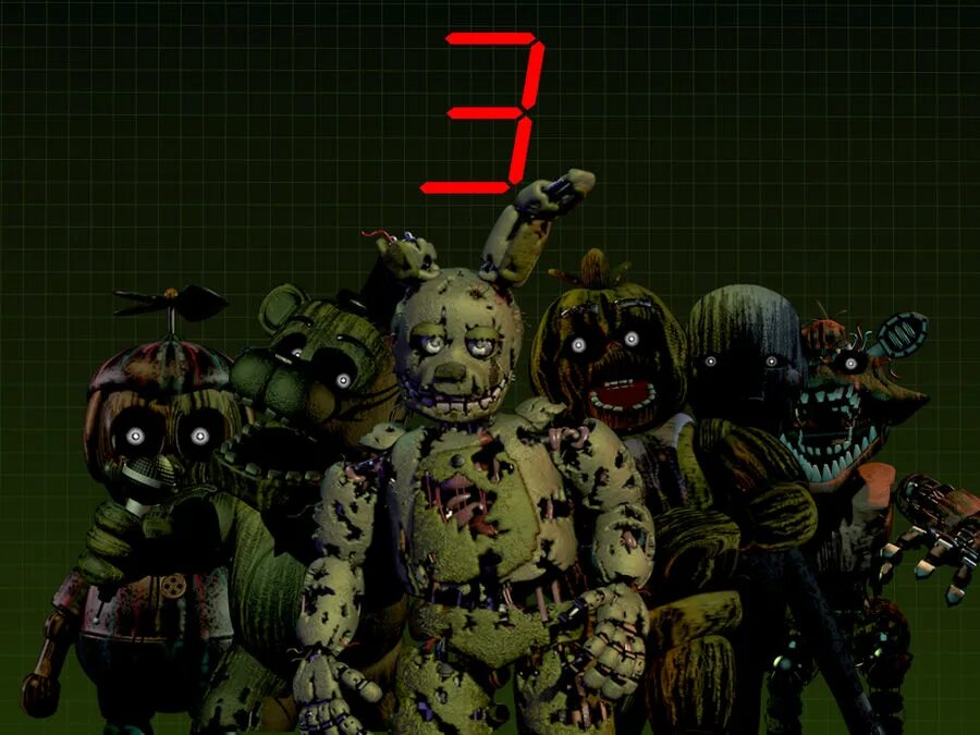 Скачай аниматроников 3. ФНАФ 3. АНИМАТРОНИКИ ФНАФ 3. ФНАФ 3 герои. FNAF 3 АНИМАТРОНИКИ.