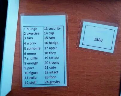 Recovery wallet
