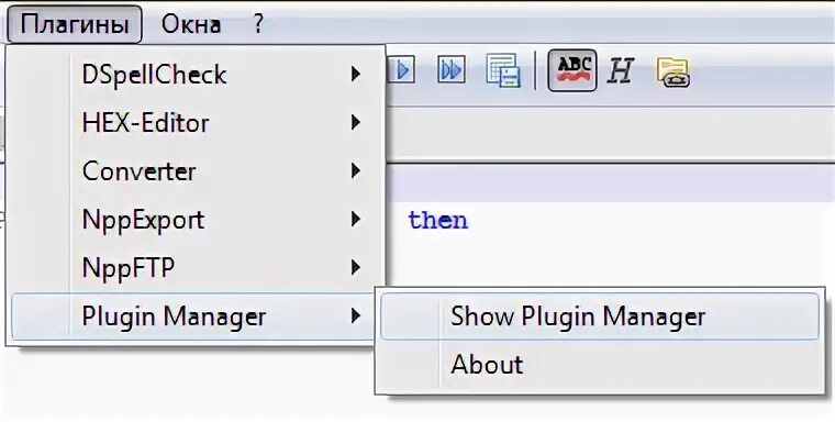 Show plugins. Show plugins