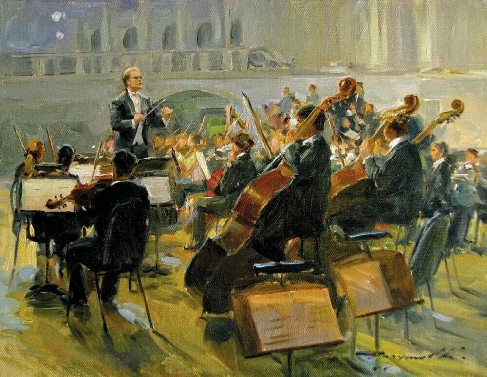 Симфонический оркестр 19 века. Симфонический оркестр Рубинштейна. Симфонический оркестр 20 века.