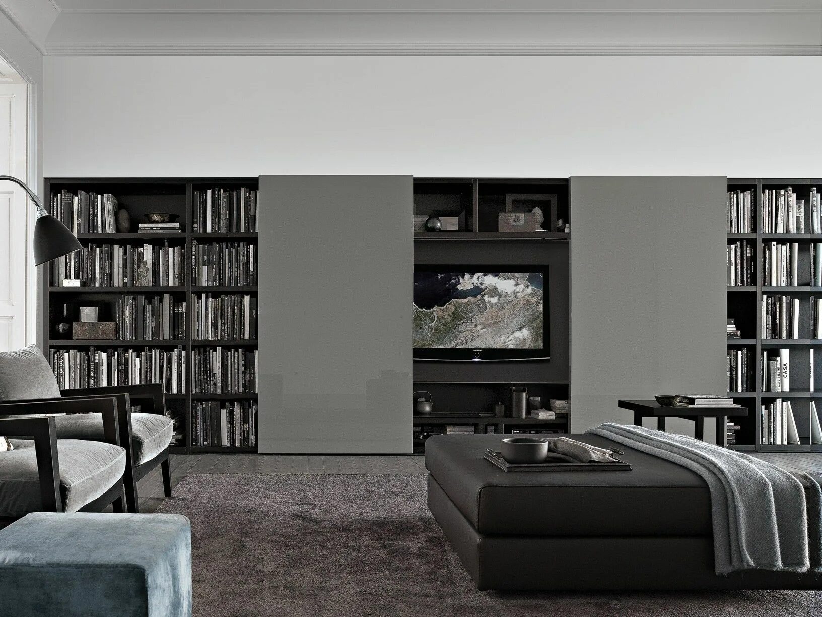 Стеллаж полиформ. Wall system. Wall system. Книжный шкаф полиформ. Домашняя библиотека интерьер.