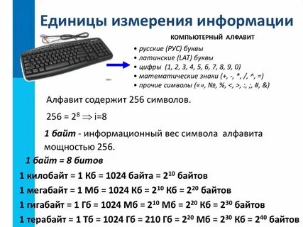 Практическая работа по информатике тема измерение информации