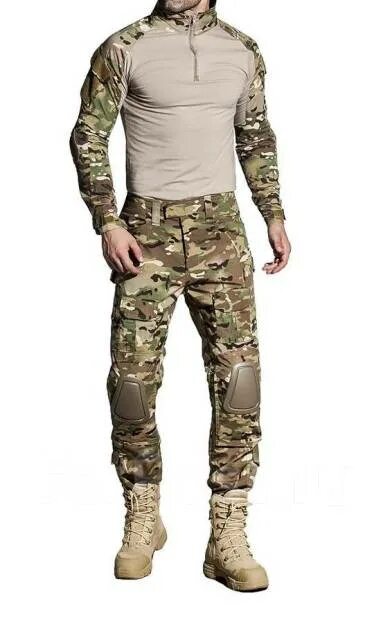Durable Multicam Camouflage Camping Uniforms Abu Acu Bdu Combat Suits Custom Mad