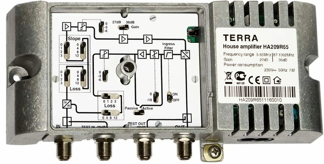 Мощный усилитель для телевизора. Terra ha131 антенный усилитель. Усилитель Terra ha214. Антенный усилитель Terra hs004. Terra усилители ТВ.