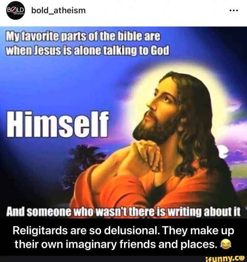 Мемы по Библии. Слава Isuzu Христу. Мемы про Бога и Библию. Jesus and Atheist meme.