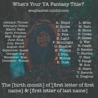 Your fantasy