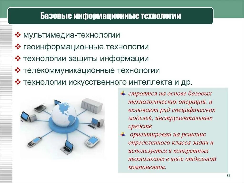 Базовые информационные технологии. Базовые информационные технологии примеры. Базовые технологии ИТ. Информационные технологии презентация. Какой принцип технологии