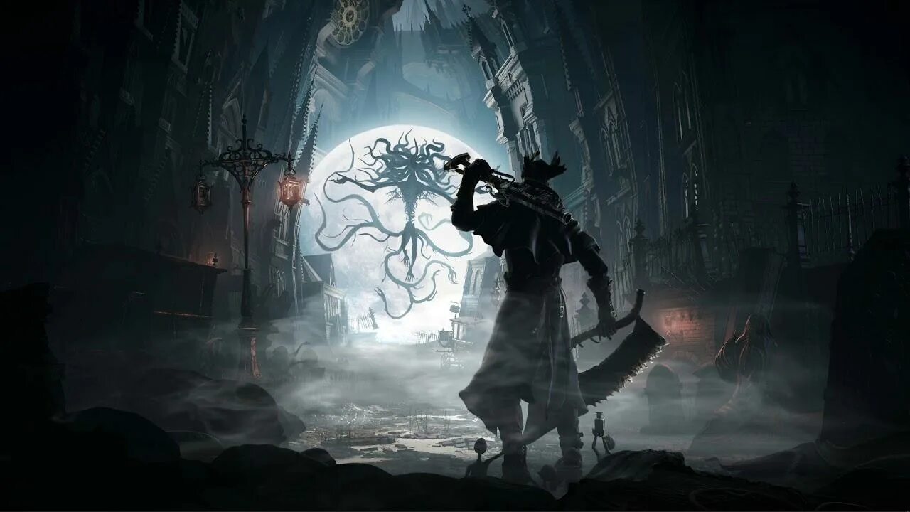 Бладборн ярнам город. Bloodborne обои. Бладборн фон. Охотник bloodborne в игре. Bloodborne обои.