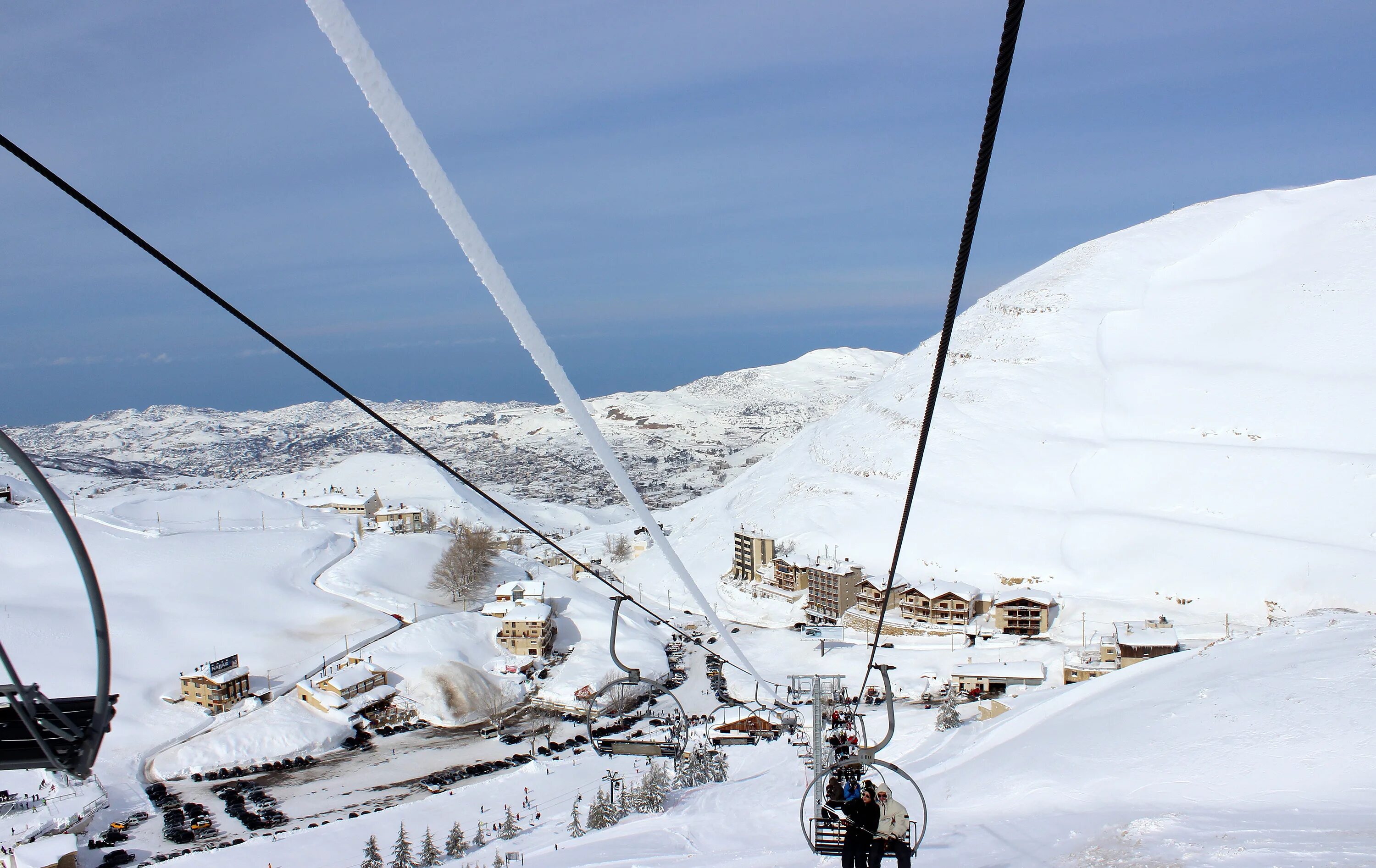Первый горнолыжный курорт. Faraya Lebanon. Ливан горнолыжные курорты. Faraya Ski Lebanon. Горнолыжка в Ливане.