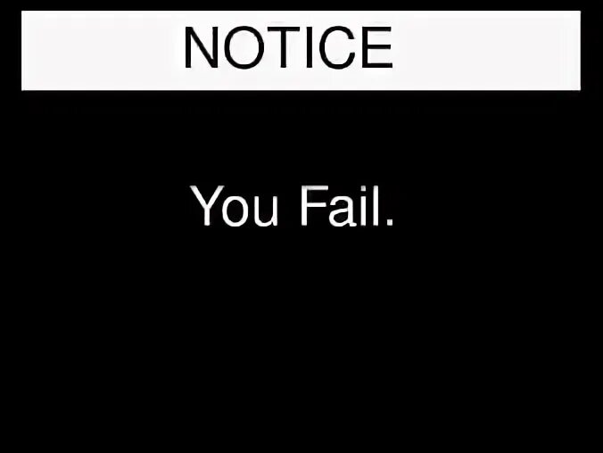 Mailer. Fail to notice. Pay rent. To notice. Fail to notice.
