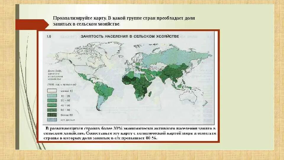 Контурная география сельское хозяйство