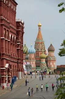 Tourist place in moscow