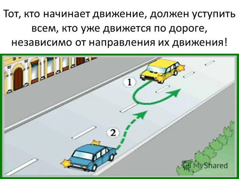 При наличии полосы торможения водитель, намеревающийся повернуть. Начало движения перестроение. Начало движения маневрирование ПДД. Уступить дорогу не создавать помех. Остановился на противоположной стороне