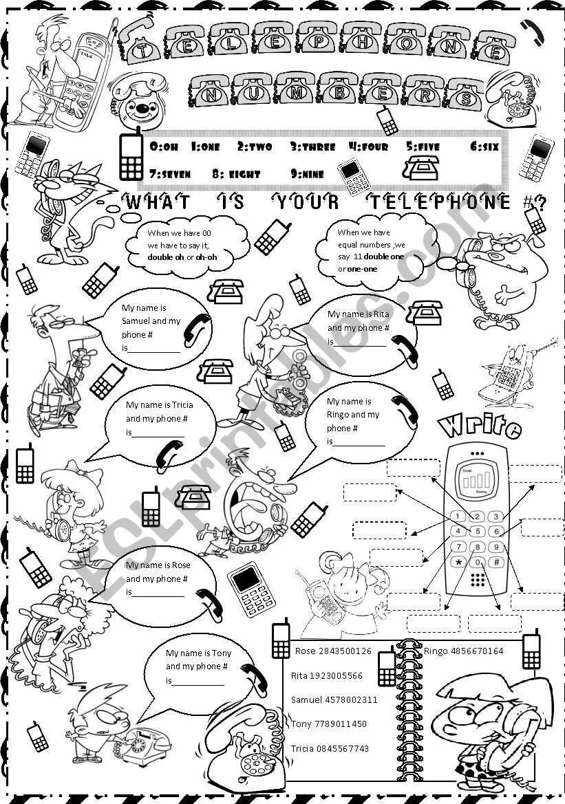 What is your phone number. Phone numbers worksheets. telephone number. what is your phone number worksheets. telephone numbers worksheet.
