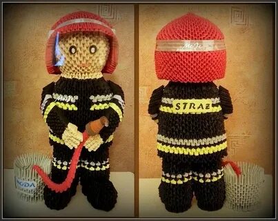 Пожарный оригами