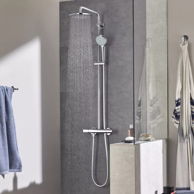 Душевая стойка Grohe Euphoria System 180 27296001. Душевая стойка Grohe Euphoria XXL System 210 27964000. Душевая система Grohe Euphoria 210 с. Душевая система Grohe Tempesta Cosmopolitan 210.