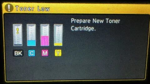 Very low toner