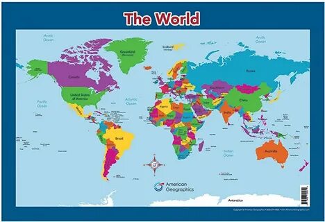 Parts of the world in english