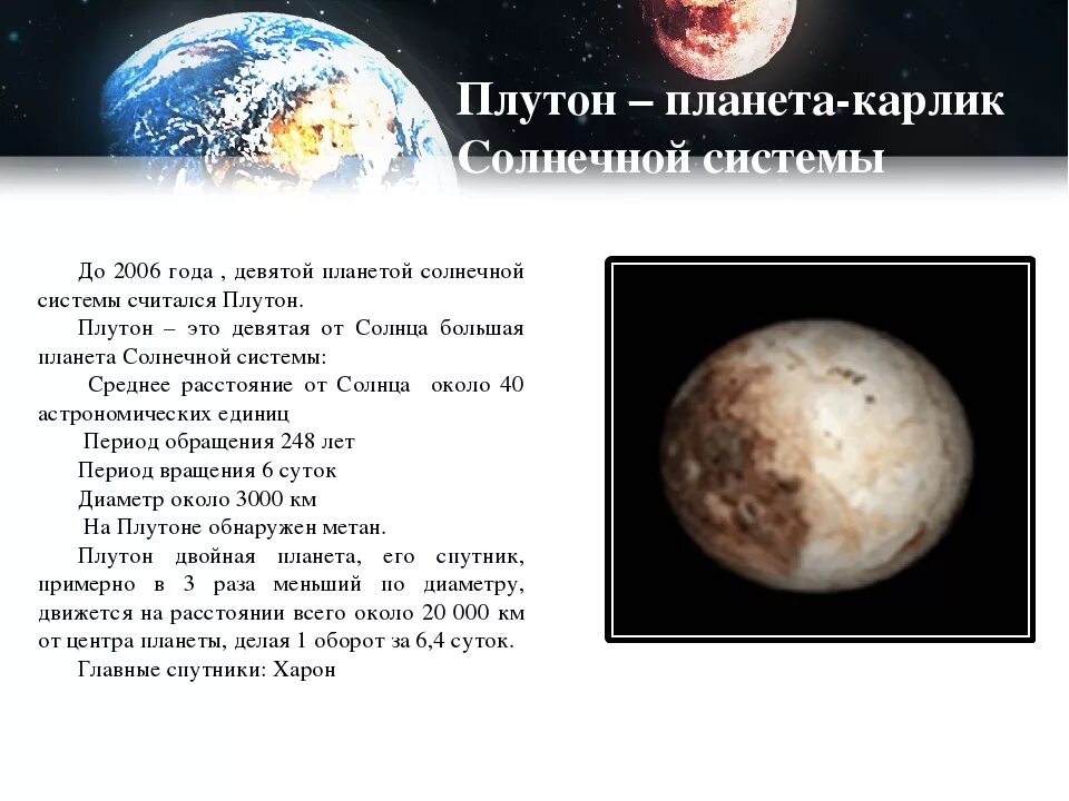 Характеристика плутона. Плутон Планета карлик. Плутон девятая Планета солнечной системы. Плутон карликовая Планета солнечной системы. Плутон описание.