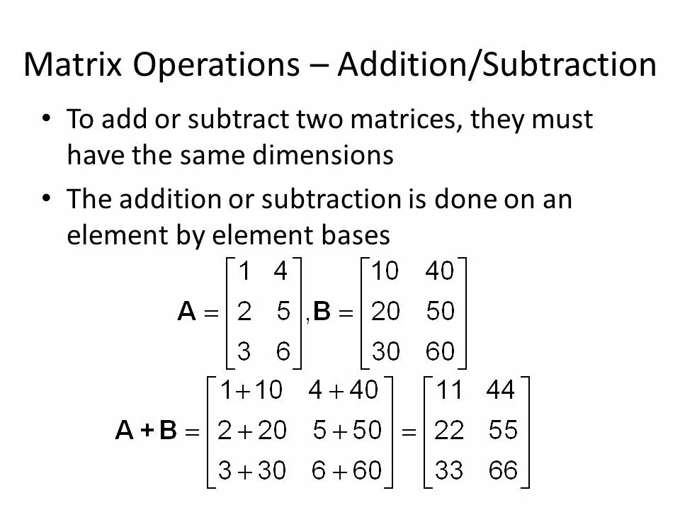 Matrix operations. Operations specifications. How to transpose matrix. Matrix subtraction. Matrix operations.